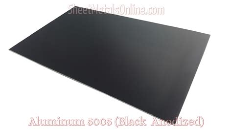 black anodized aluminum sheets